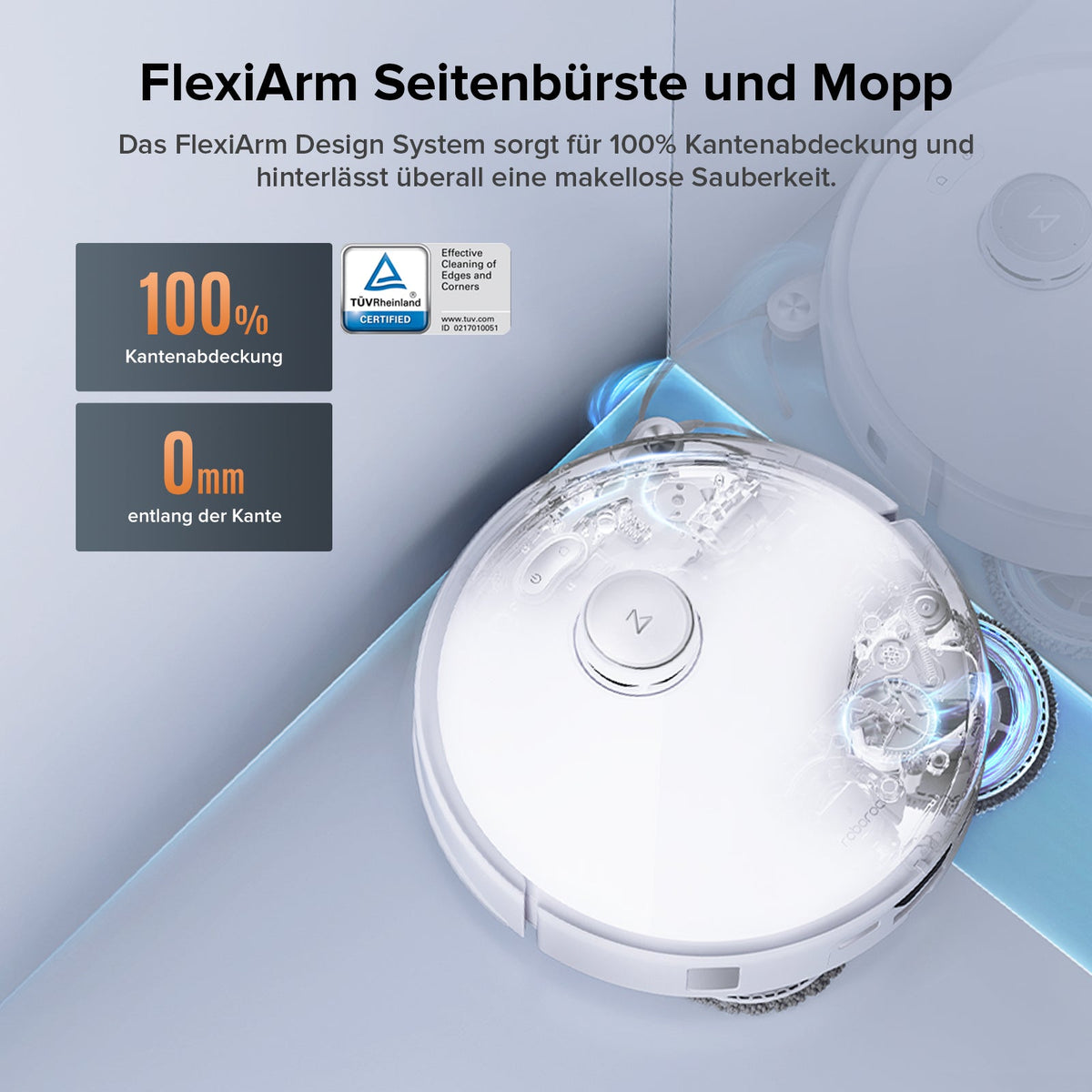 Roborock Qrevo Edge S5A | 18.500 Pa, Multifunktions-Dock 3.0