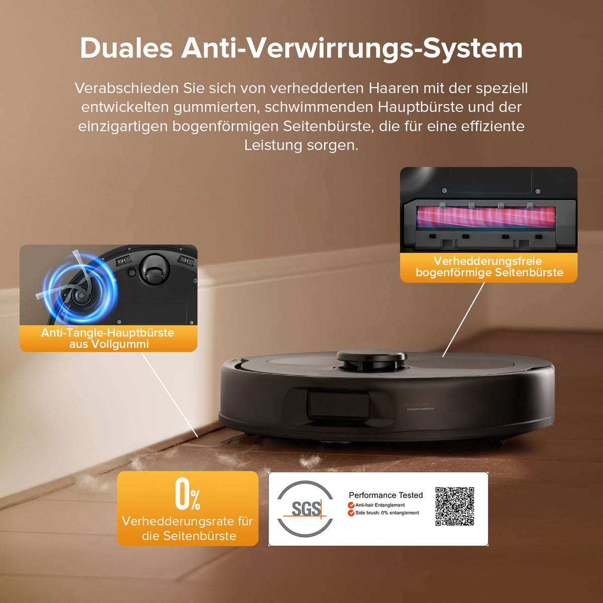 Roborock QV 35S Saug- & Wischroboter | 10.000 Pa, All-in-One Dock Roborock Deutschland Official Site