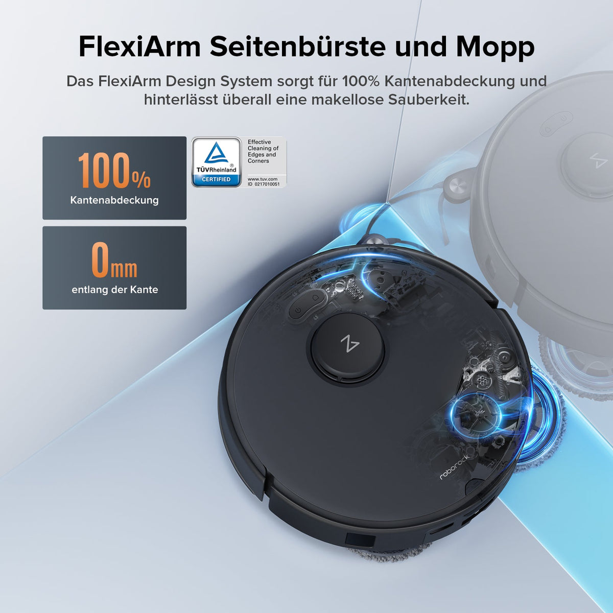 Roborock Qrevo Edge S5A | 18.500 Pa, Multifunktions-Dock 3.0