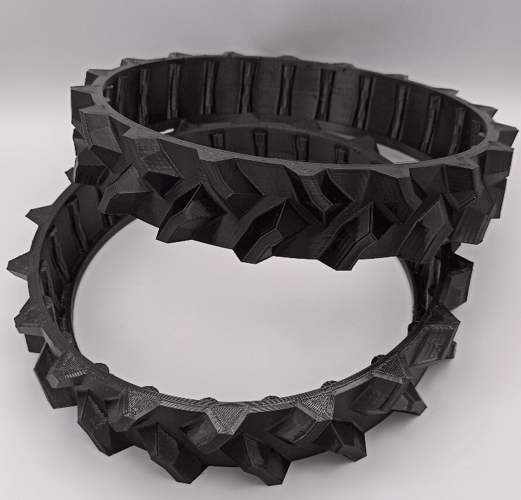 BF3D Radprofil für WORX ® L1500 L2000 L800 Landroid Gummi All Terrain FLEXIBEL - BF3D Solution