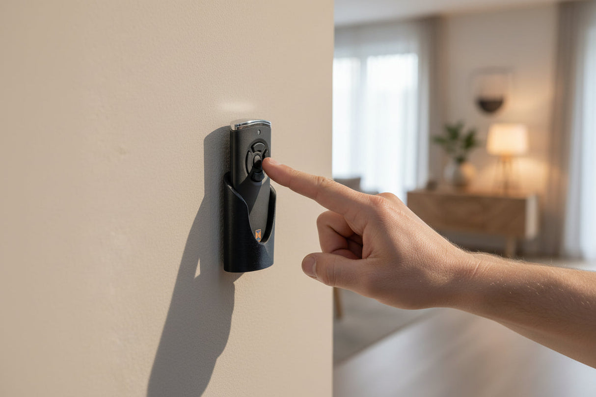 Wandhalterung für Hörmann® Handsender HS5 / HS4 / HS1-868-BS Fernbedienung - Halterung -Zubehör BF3D Solution