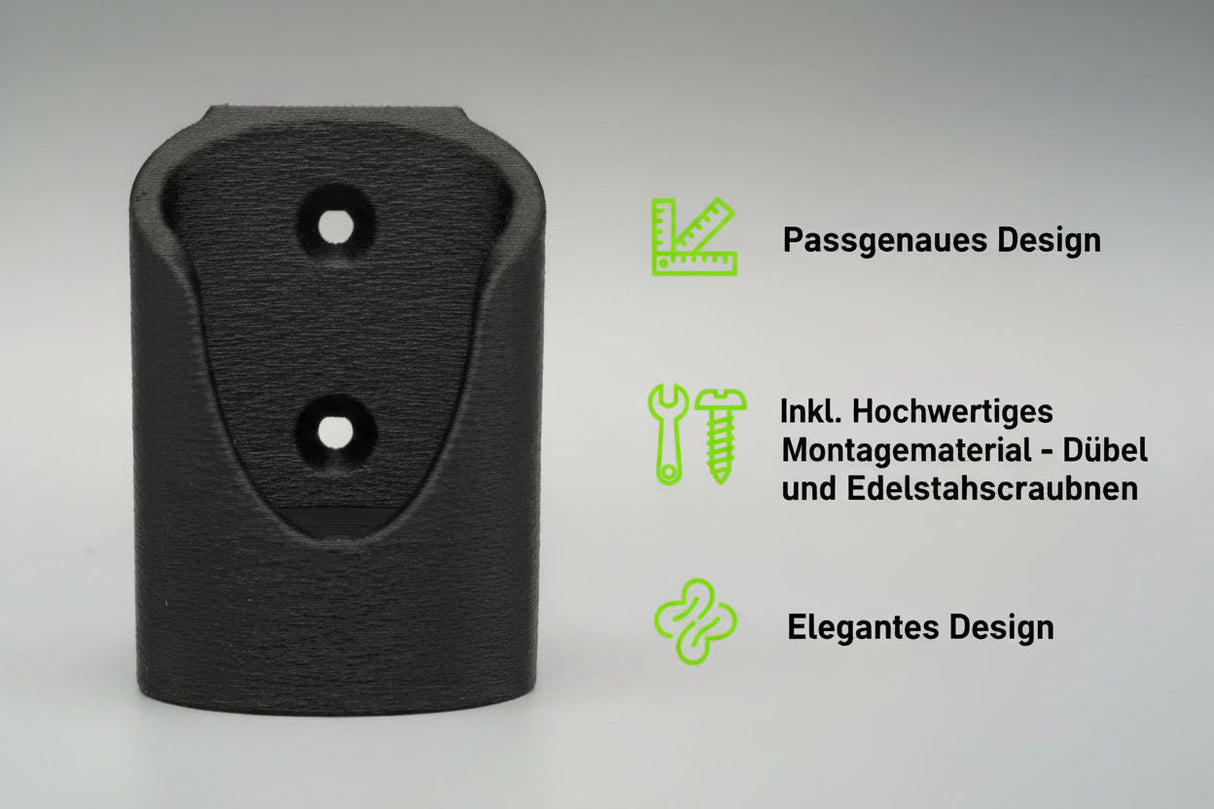 Wandhalterung für Hörmann® Handsender HS5 / HS4 / HS1-868-BS Fernbedienung - Halterung -Zubehör BF3D Solution