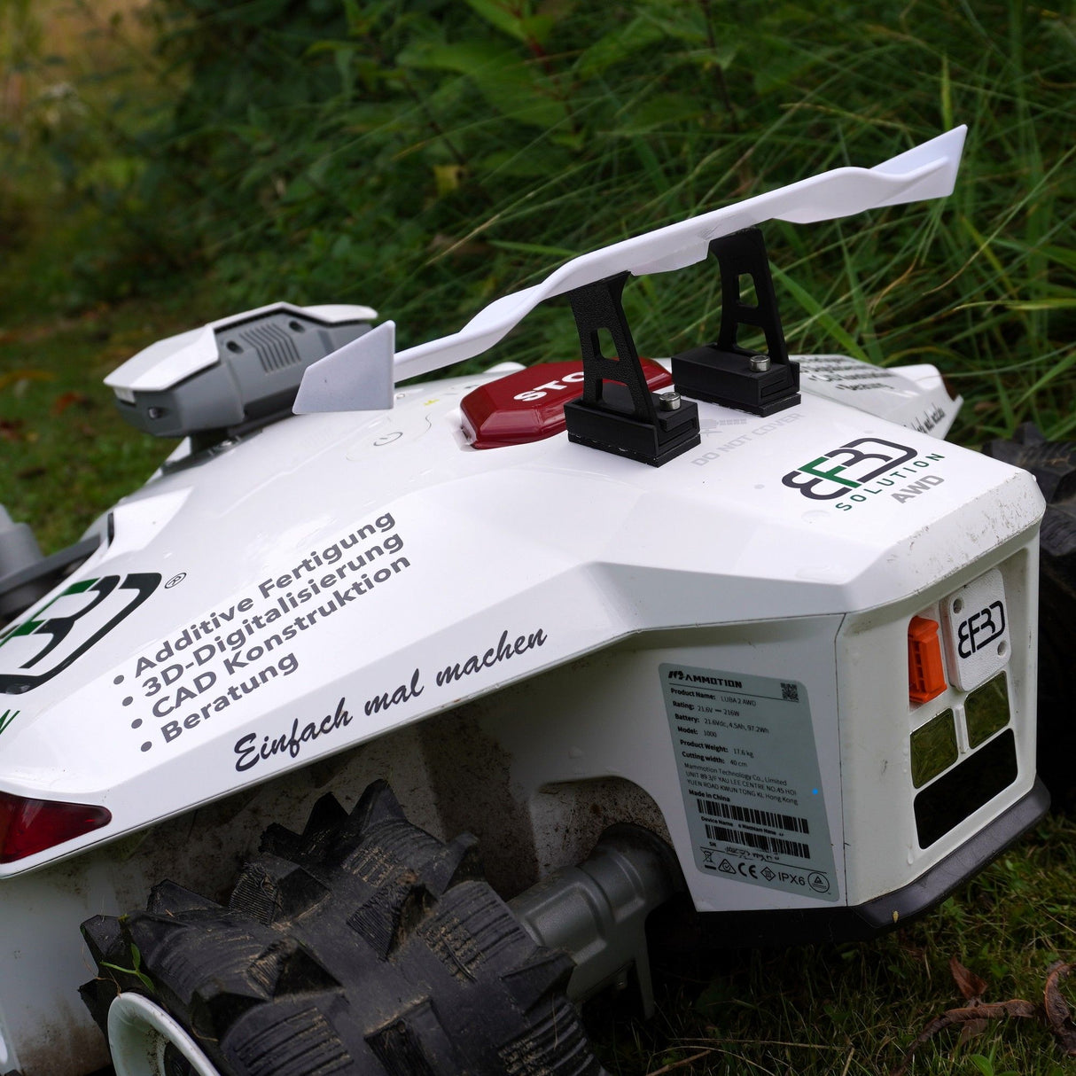 Spoiler Bausatz für Mammotion ® Luba Serie Mähroboter -Tuning