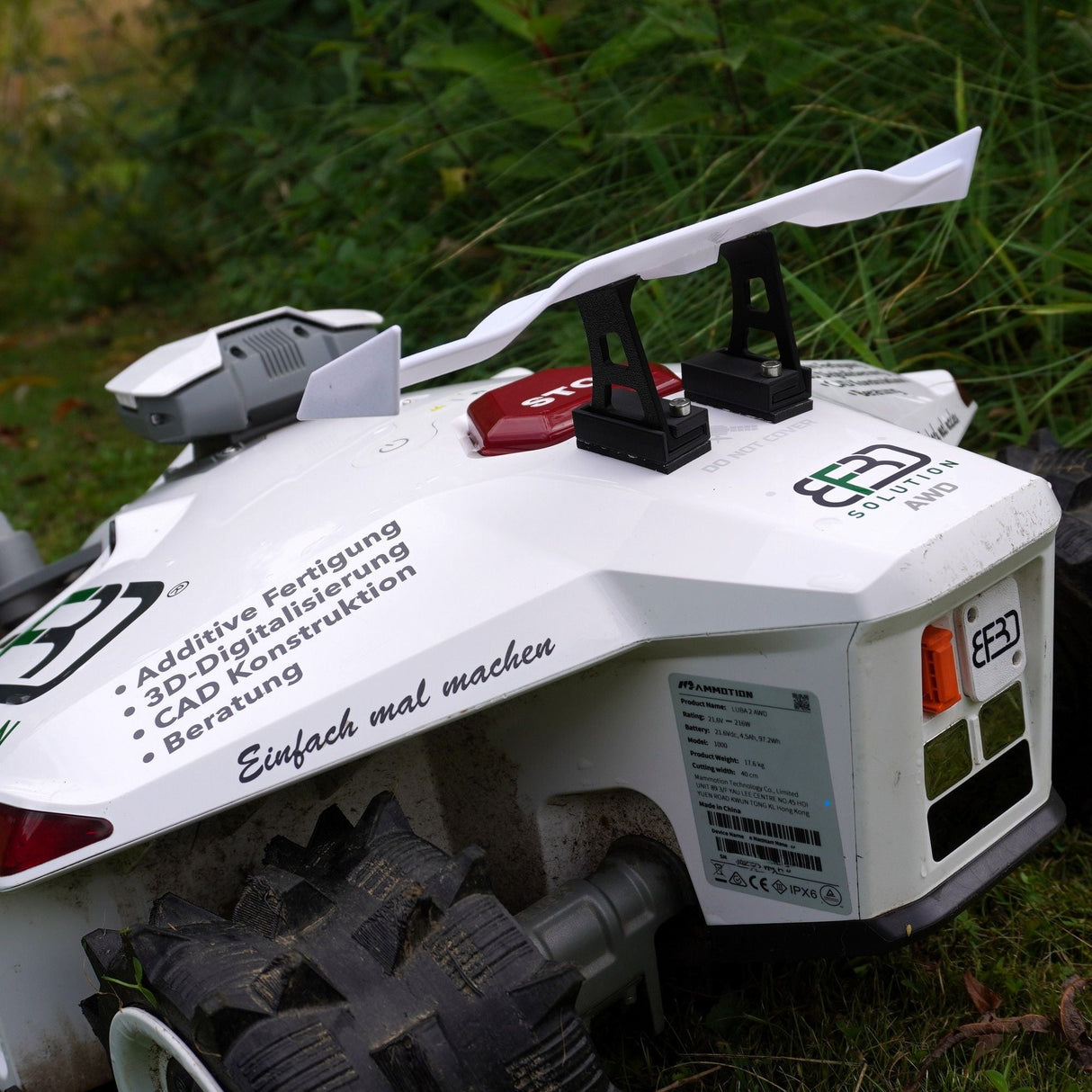 Spoiler Bausatz für Mammotion ® Luba Serie Mähroboter -Tuning BF3D Solution