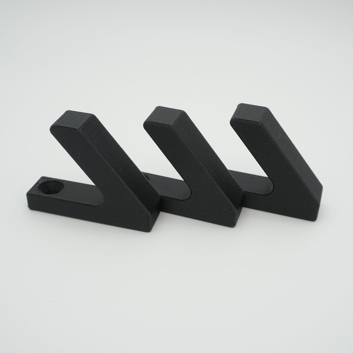 3er-Set Garderobenhaken für Momento / Denpanels Akustik Paneele - 13mm inkl. Schrauben