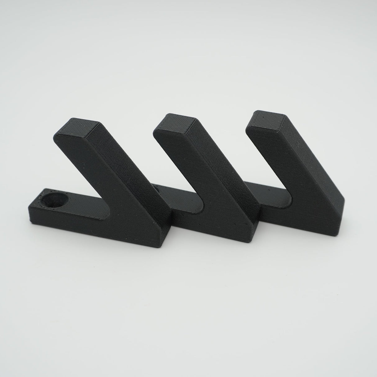 3er-Set Garderobenhaken für Momento / Denpanels Akustik Paneele - 13mm inkl. Schrauben BF3D Solution