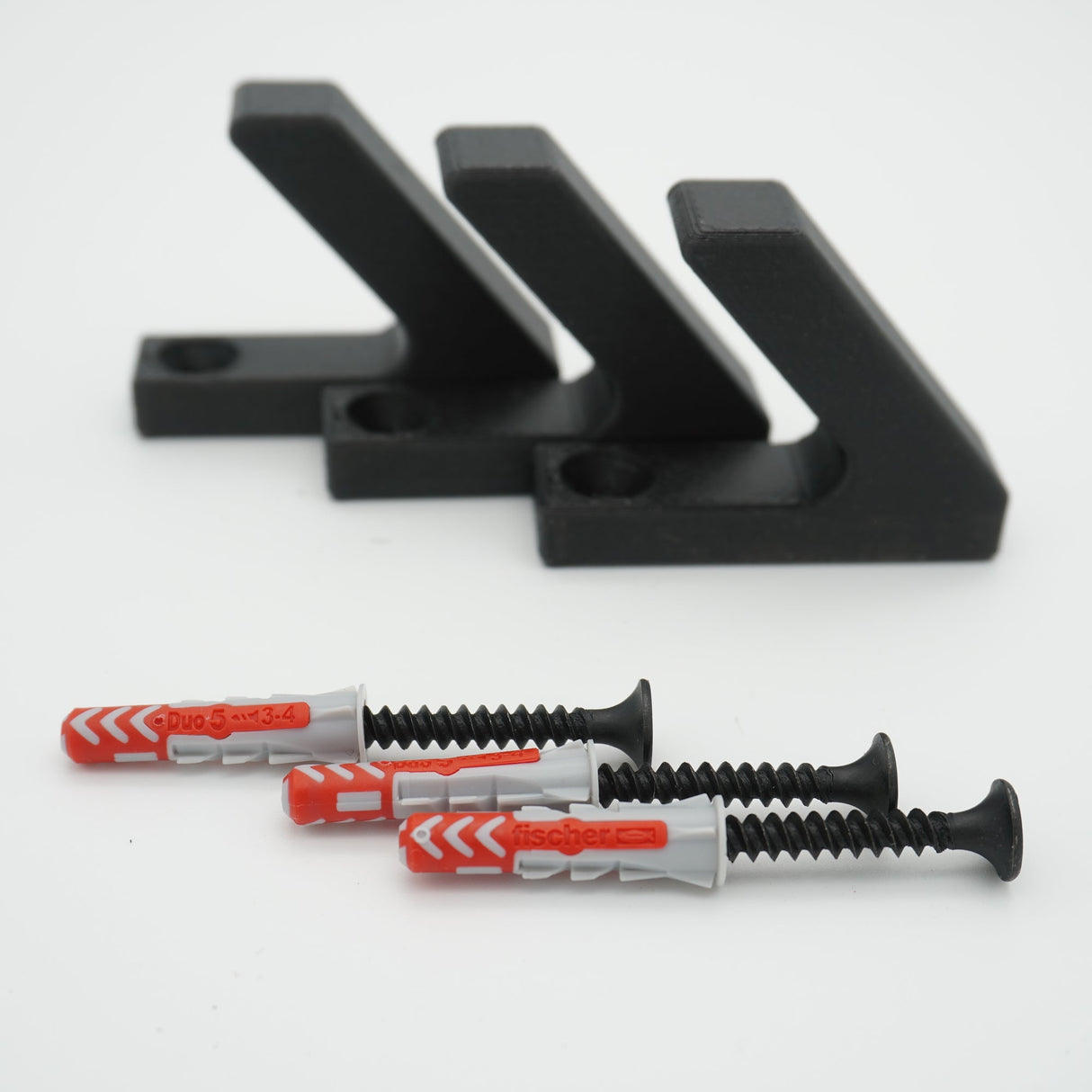 3er-Set Garderobenhaken für Momento / Denpanels Akustik Paneele - 13mm inkl. Schrauben BF3D Solution