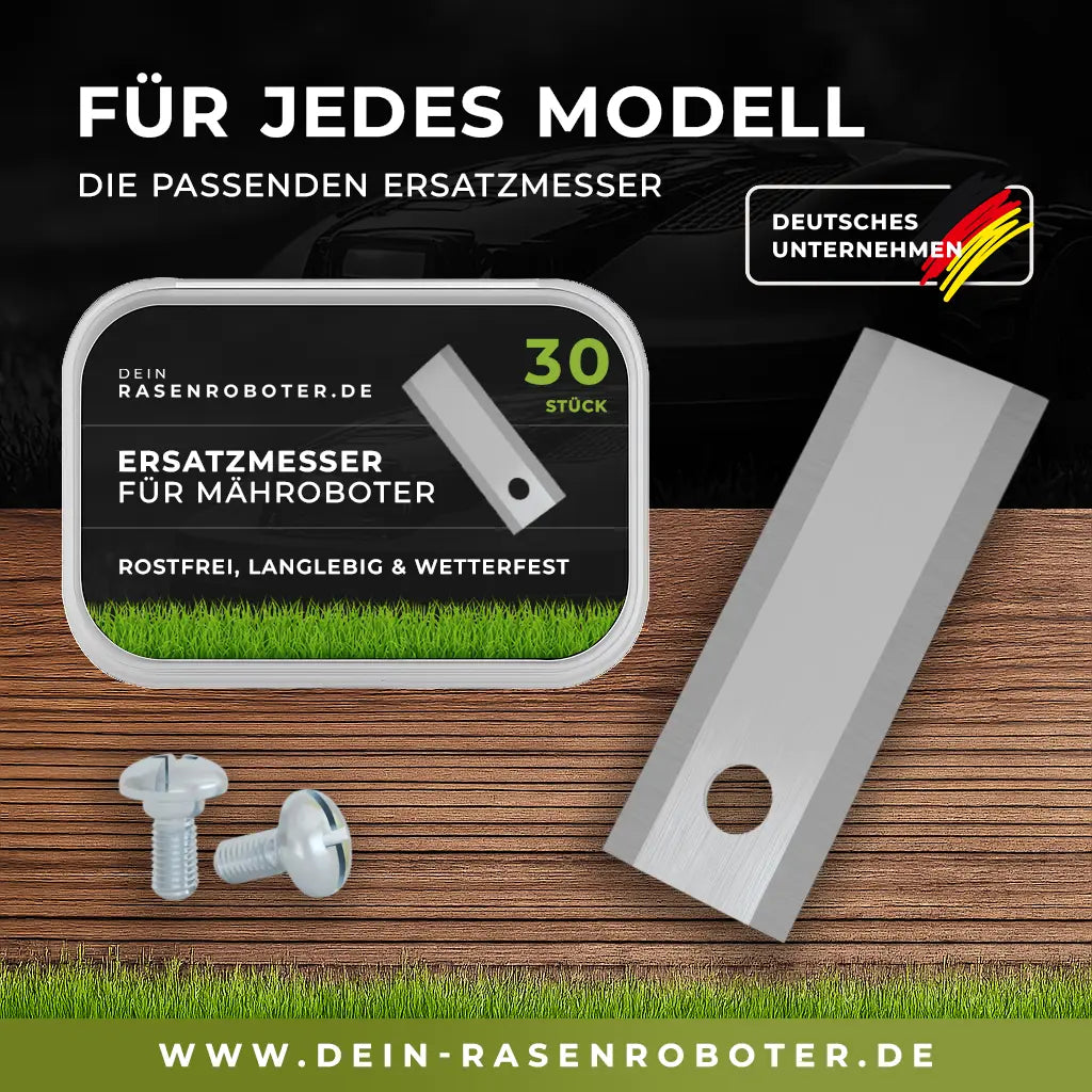 Stiga A & G Mähroboter Modelle 30 Klingen - Messer Edelstahl | Ersatzklingen Dein-Rasenroboter.de