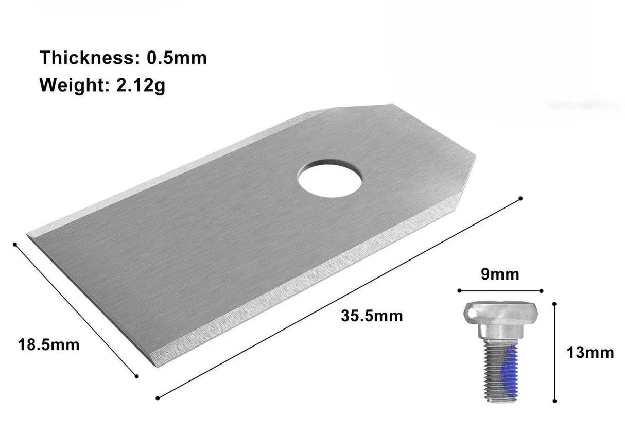 30x Edelstahl Ersatzklingen für Segway Navimow X-Serie | Rostfrei | inkl. Schrauben