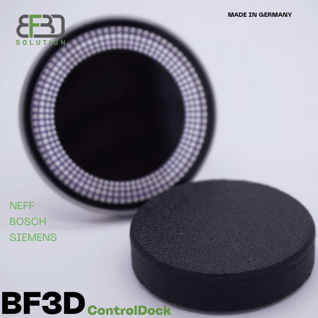 BF3D Halterung für Twist Pad® NEFF®, Bosch® u. Siemens®. Wandhalter zur sicheren Aufbewahrung und Montage - BF3D Solution