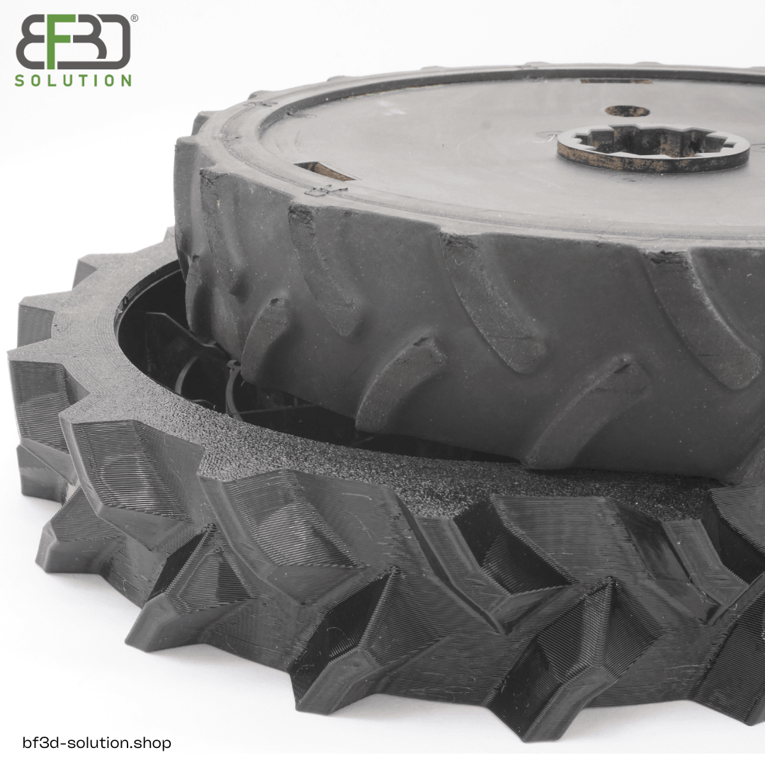 BF3D Radprofil für WORX ® L1000 (WR147E) Landroid Gummi All Terrain FLEXIBEL - BF3D Solution