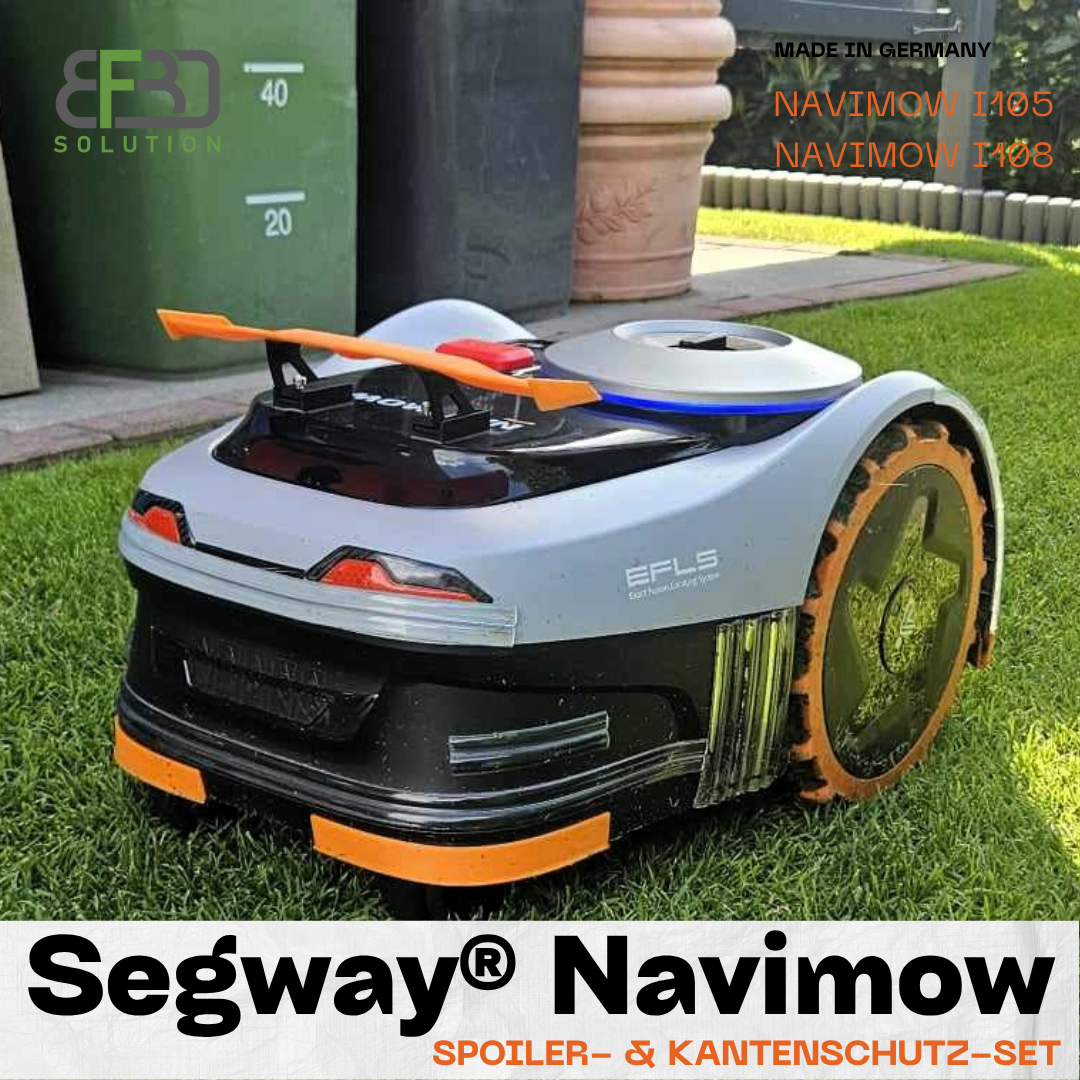Tuning Set für Segway ® Navimow i105 und i108 Spoiler Bausatz inkl. Kantenschutz BF3D Solution