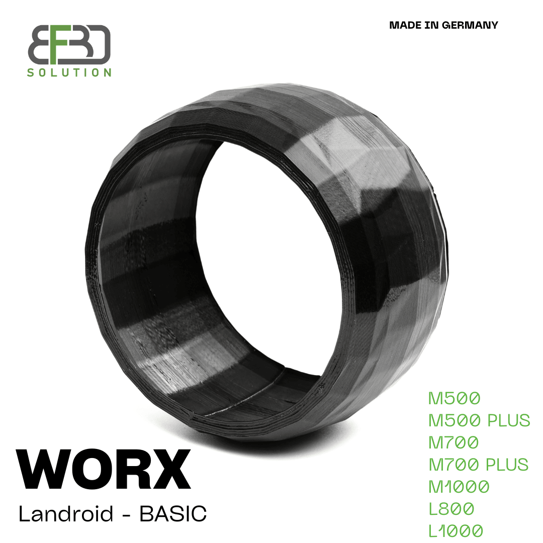 Radschutz für WORX ® Landroid Frontrad M500 M700 usw. Profil! Tuning! - BF3D Solution