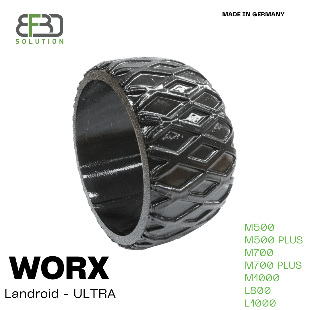 Radschutz ULTRA für WORX ® Landroid Frontrad M500 M700 usw. Profil! Tuning! - BF3D Solution