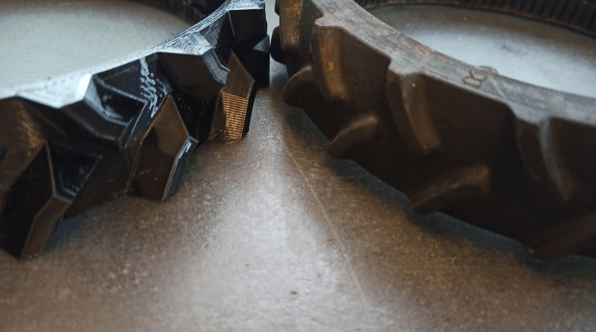 BF3D Radprofil für WORX ® L1000 (WR147E) Landroid Gummi All Terrain FLEXIBEL - BF3D Solution