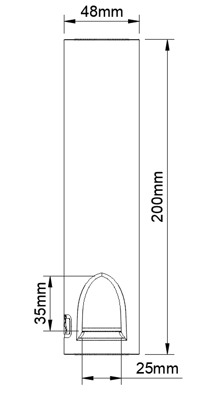 RTK Halterung für Mammotion ® Luba 2 AWD u. Yuka / M8 Schraubenmontage 200mm Version - Zubehör / Halter - BF3D Solution