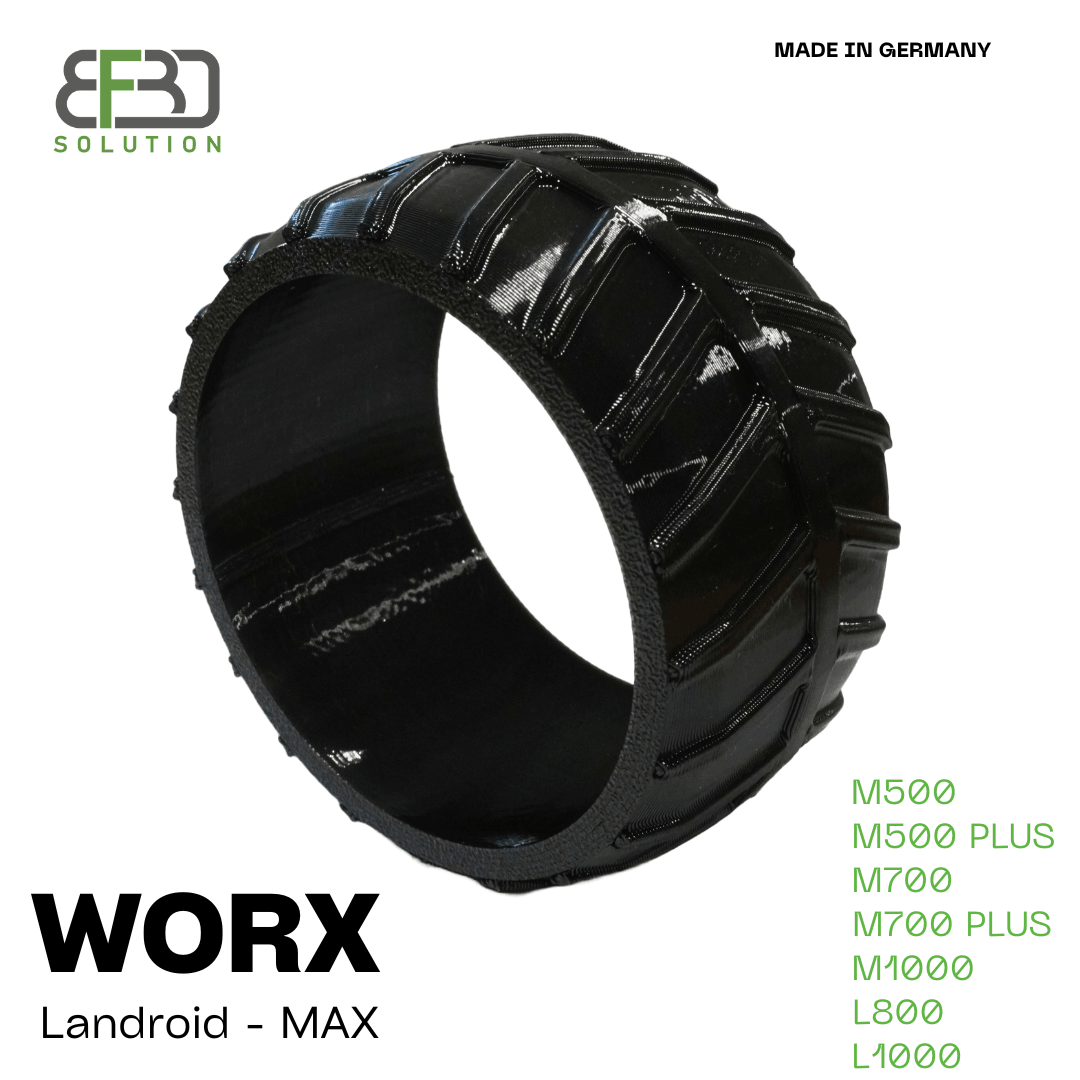 Radschutz MAX für WORX ® Landroid Frontrad M500 M700 usw. Profil! Tuning! - BF3D Solution