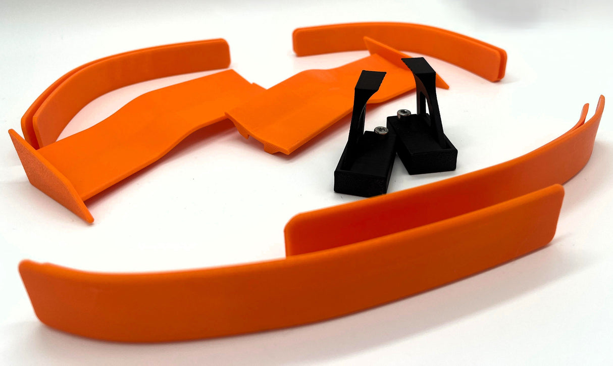 Tuning Set für Segway ® Navimow i105 und i108 Spoiler Bausatz inkl. Kantenschutz BF3D Solution