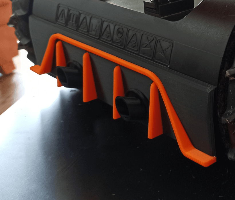 Diffusor für WORX ® Landroid L1000 Mähroboter Heckdiffusor -Tuning - BF3D Solution