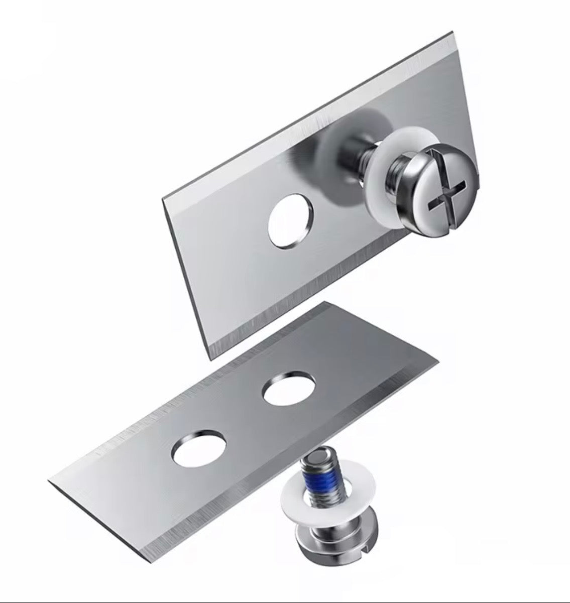 24x Edelstahl Messer für Mammotion Luba und Yuka Serie | 1,0mm Set