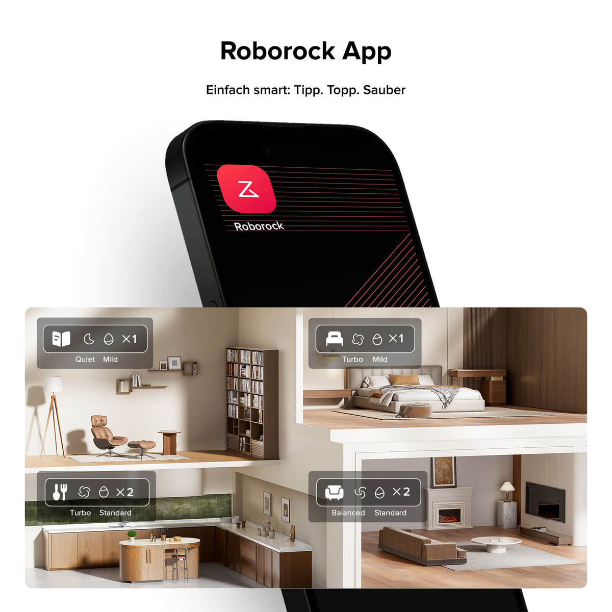 Roborock Q10 X5 Saug- & Wischroboter | 10.000 Pa, LiDAR