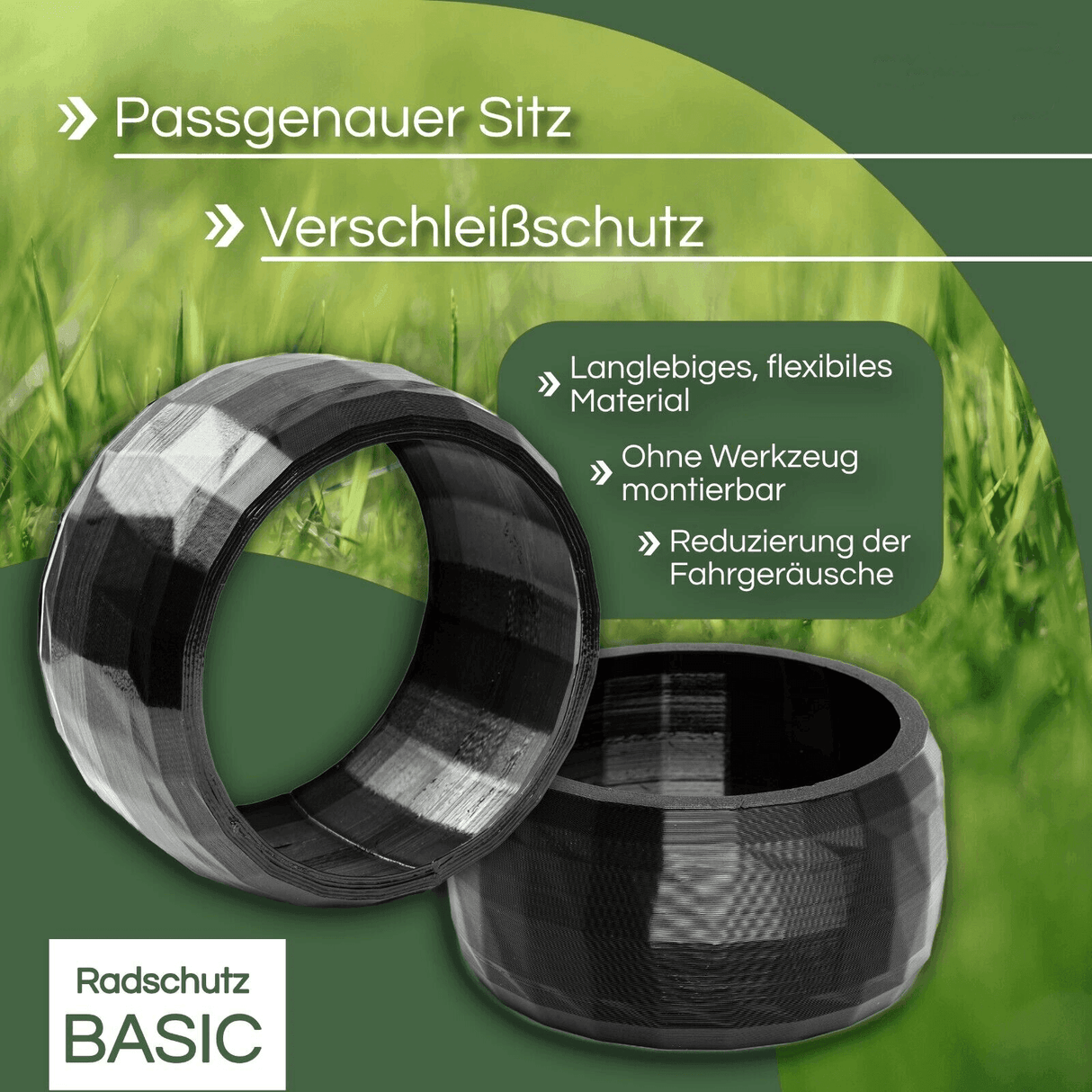 Radschutz für für Kress KR110, KR111, KR112 uvm. Profil! Tuning! Modell B - BF3D Solution