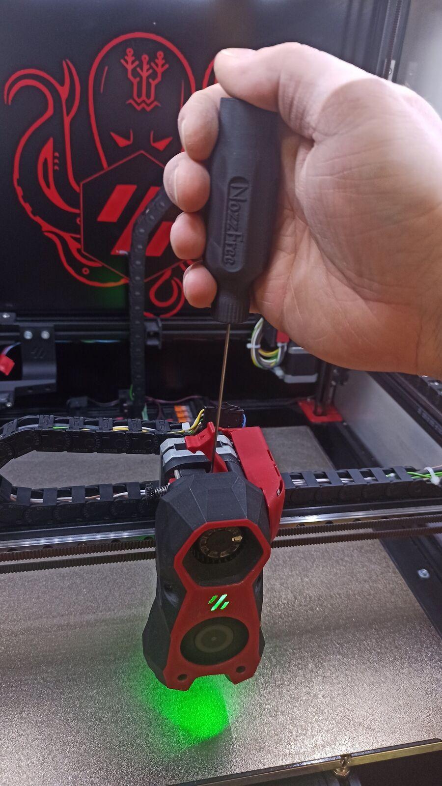 NozzFree für eine freie 3D Drucker Düse! 3D Druck! NoClogger Voron Prusa Ender Bambulab - BF3D Solution