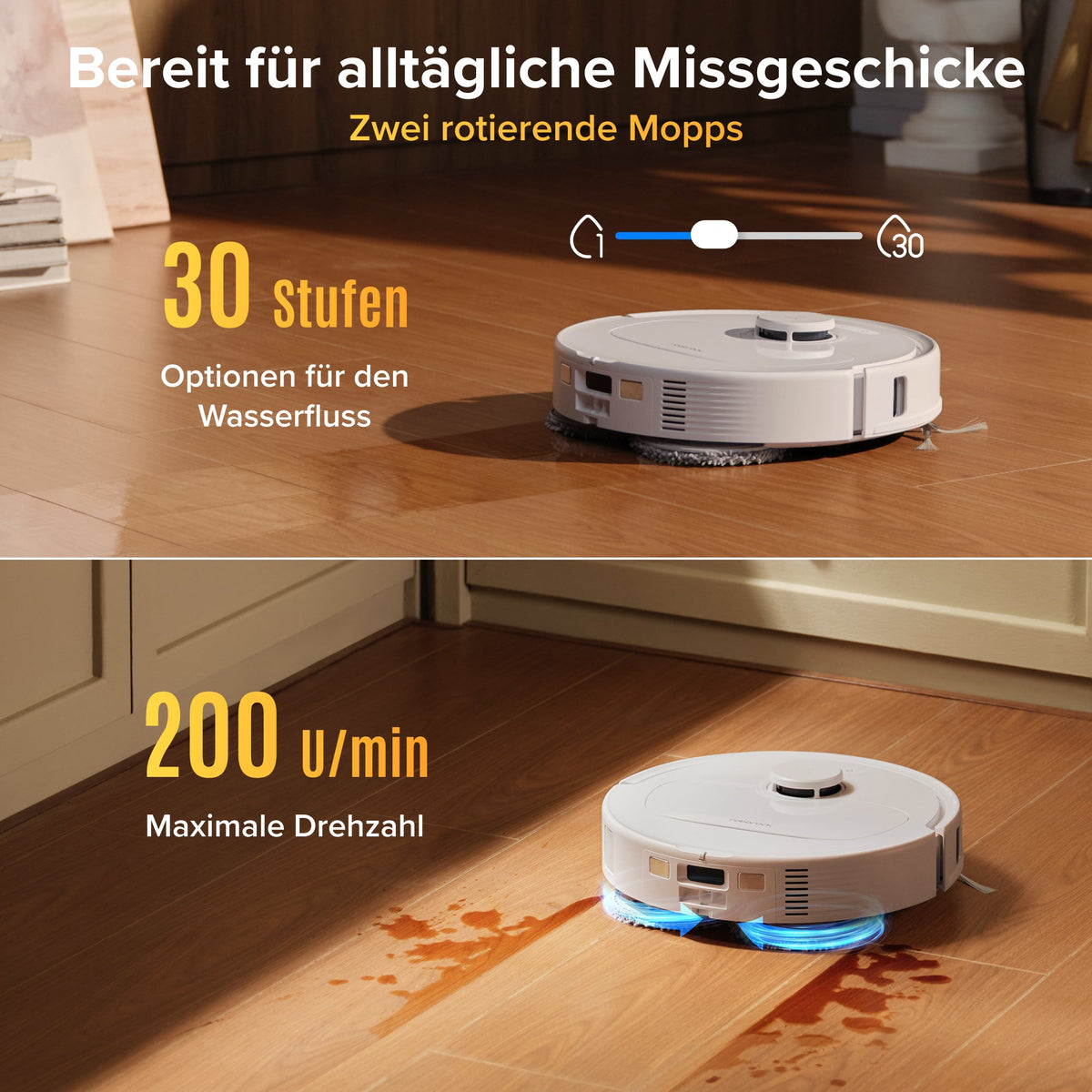 Roborock Qrevo S Pro Saug- & Wischroboter | 18.500 Pa, All-in-One Dock