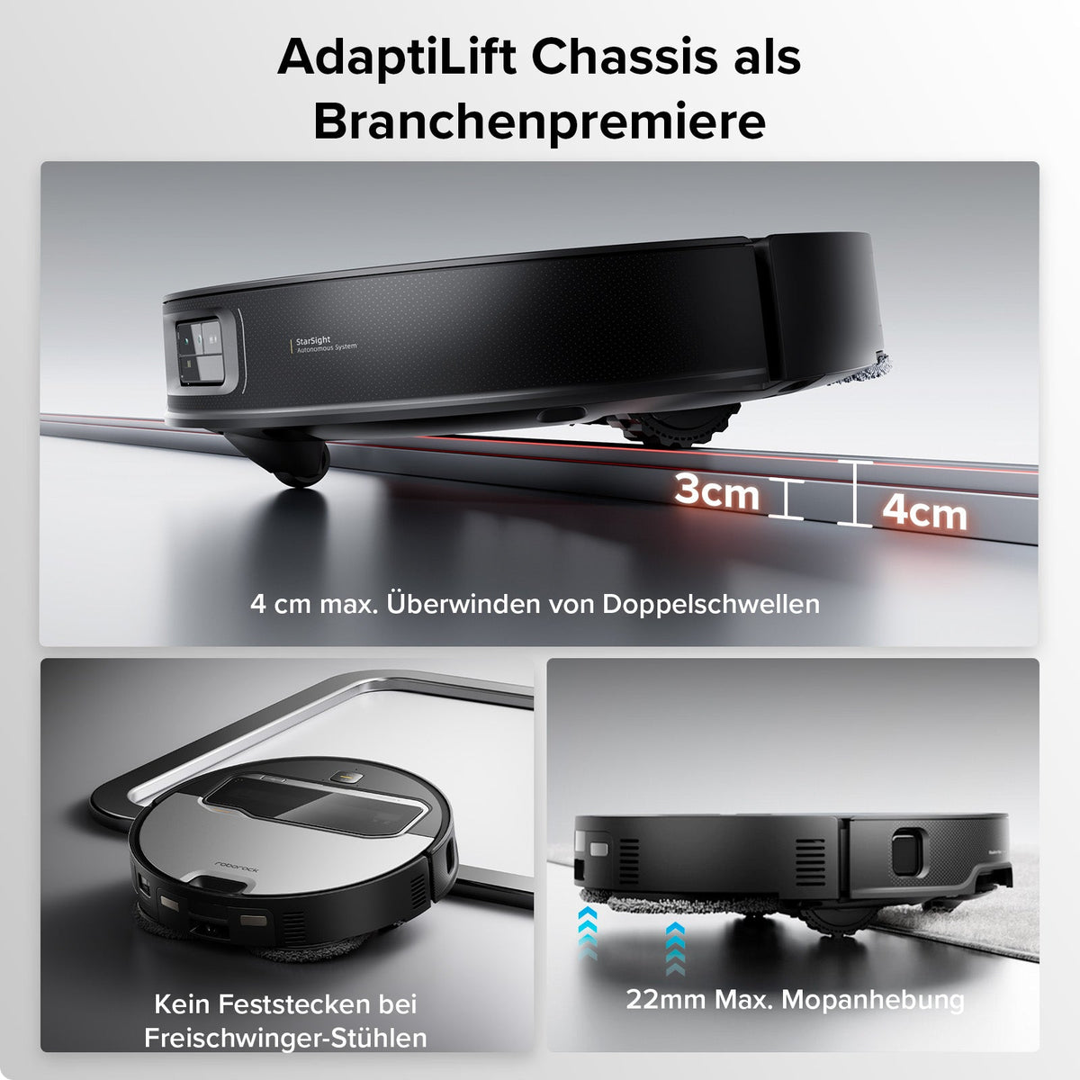 Roborock Saros Z70 Saug- & Wischroboter | 22.000 Pa, OmniGrip Arm