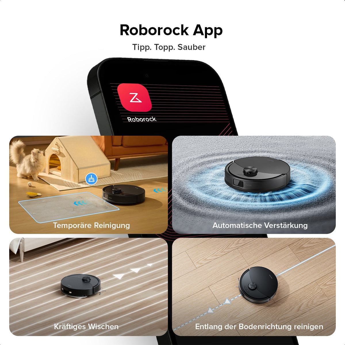 Roborock Q10 S5 Set Saug- & Wischroboter | 10.000 Pa, VibraRise 2.0
