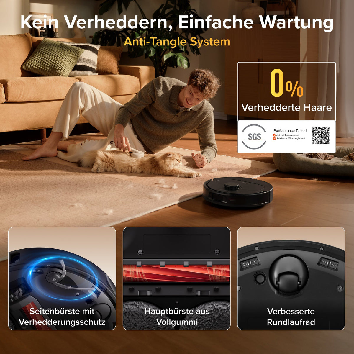 Roborock Qrevo S Pro Saug- & Wischroboter | 18.500 Pa, All-in-One Dock