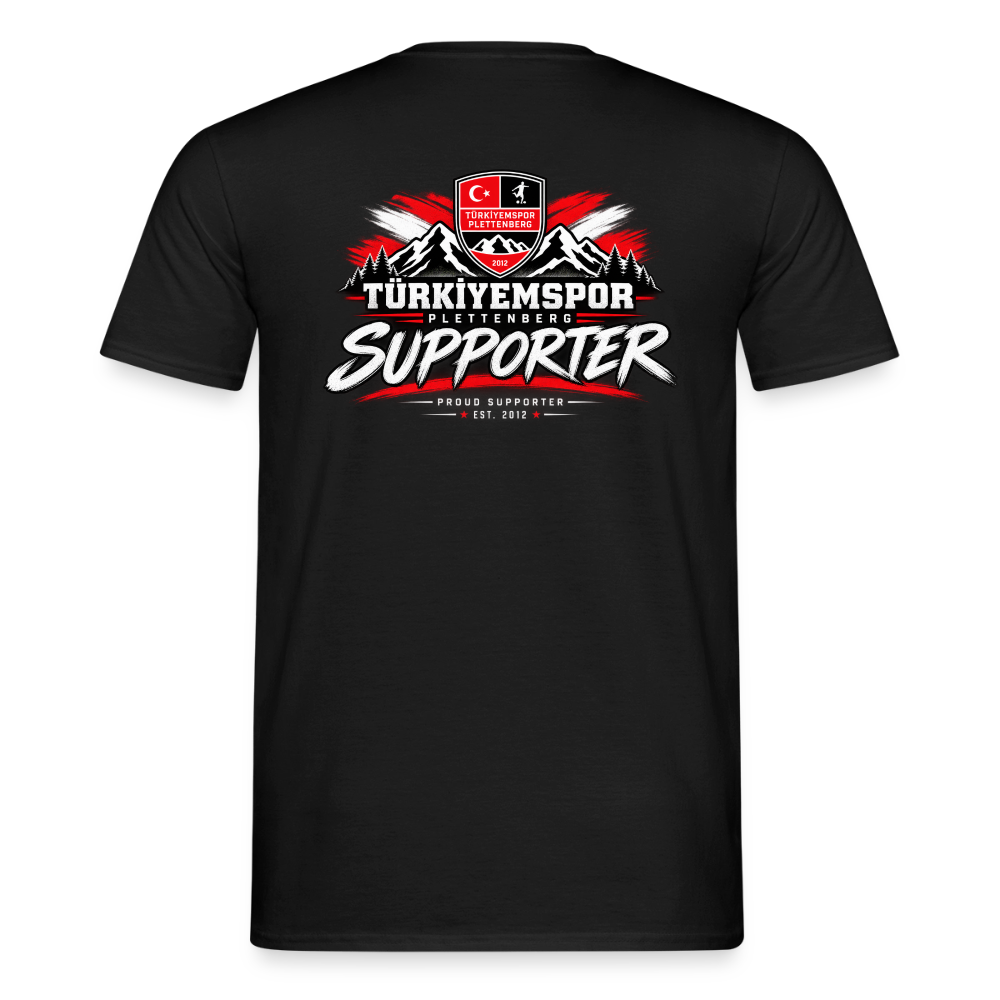 Männer T-Shirt - Schwarz