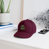 Organic Baseball Cap - burgundy