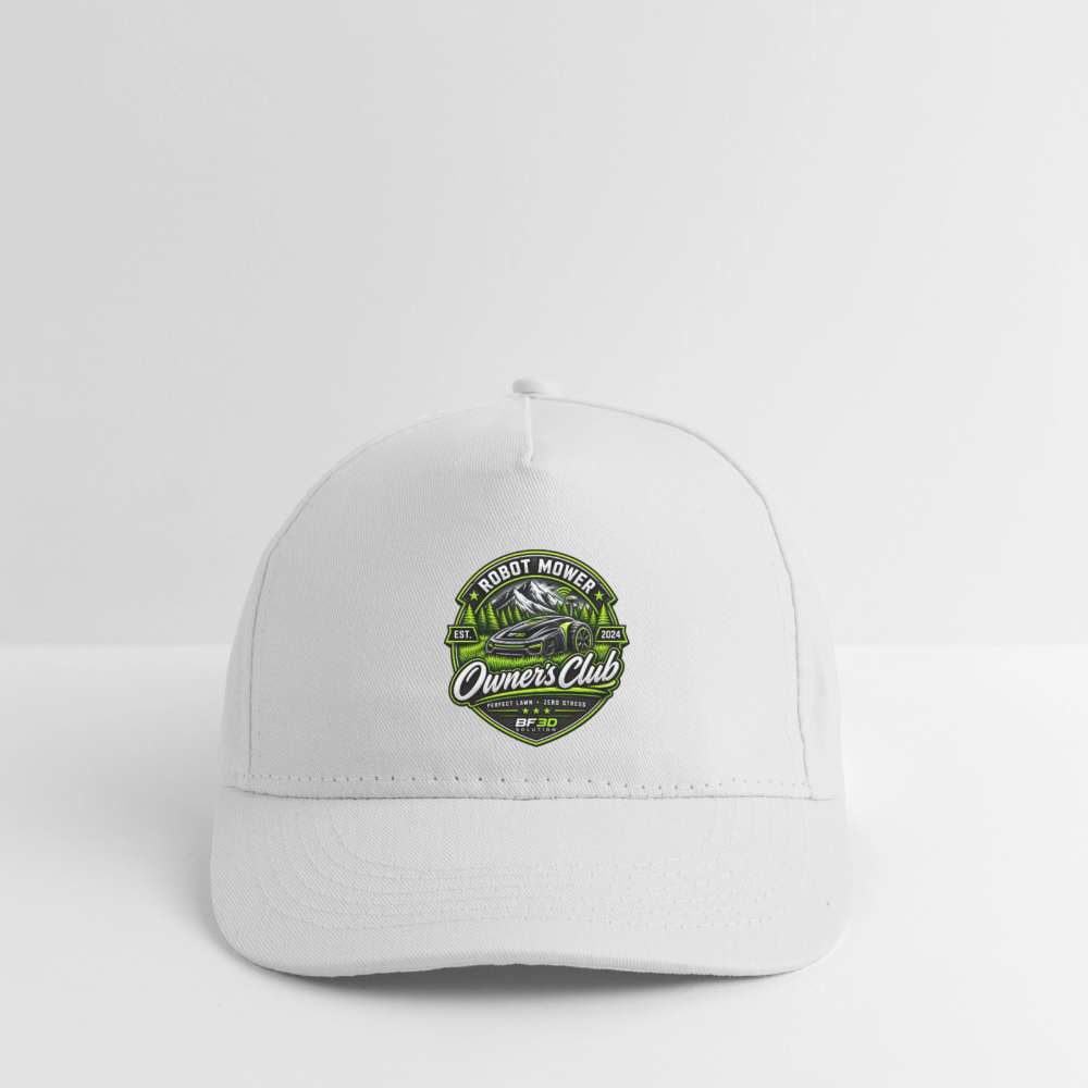 Organic Baseball Cap - white