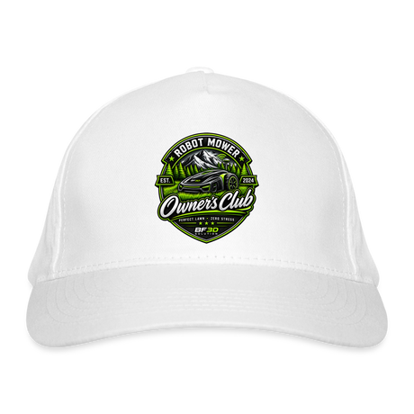 Organic Baseball Cap - white