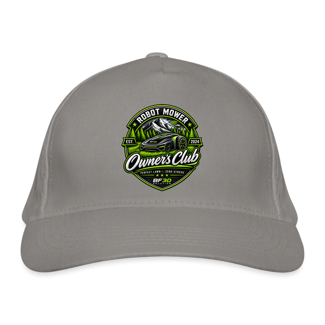 Organic Baseball Cap - light grey