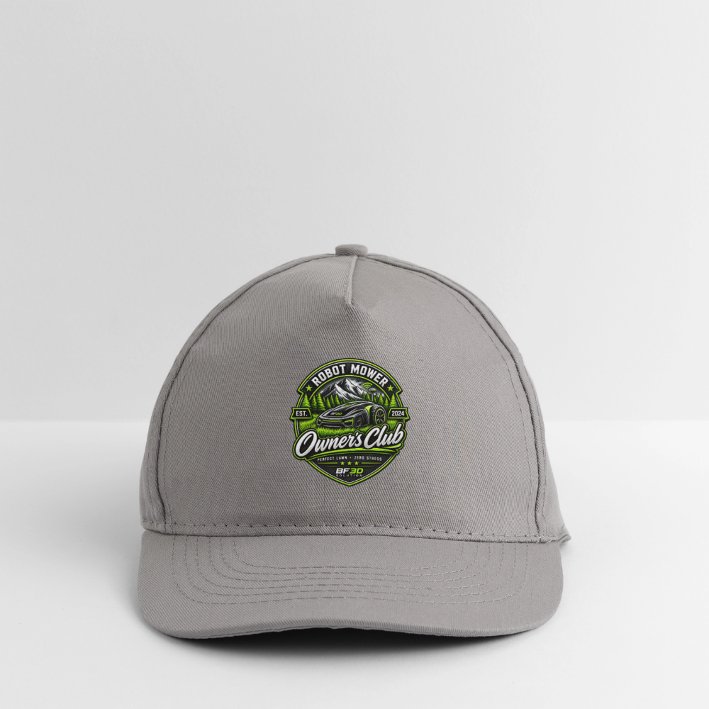 Organic Baseball Cap - light grey