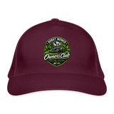 Organic Baseball Cap - burgundy