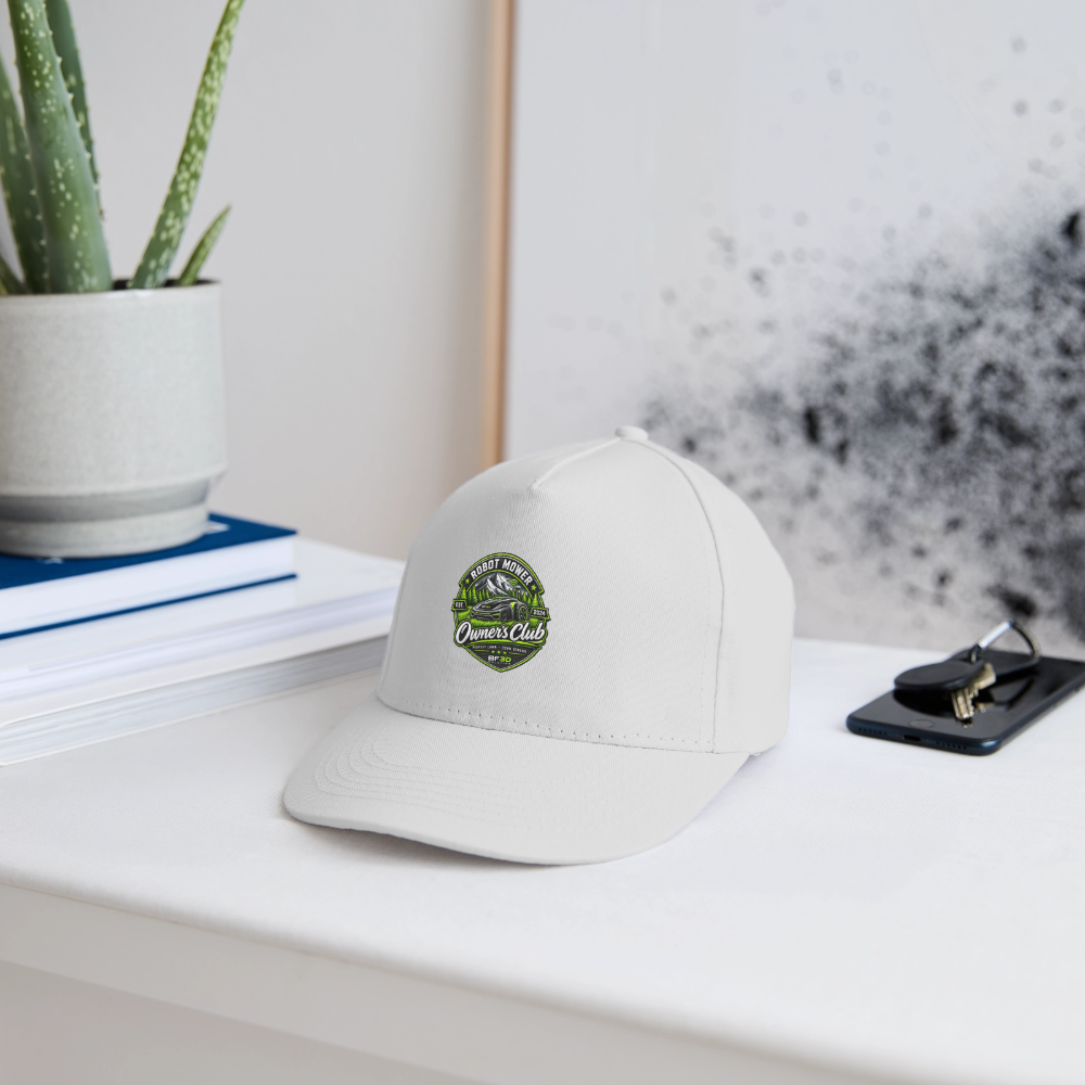 Organic Baseball Cap - white