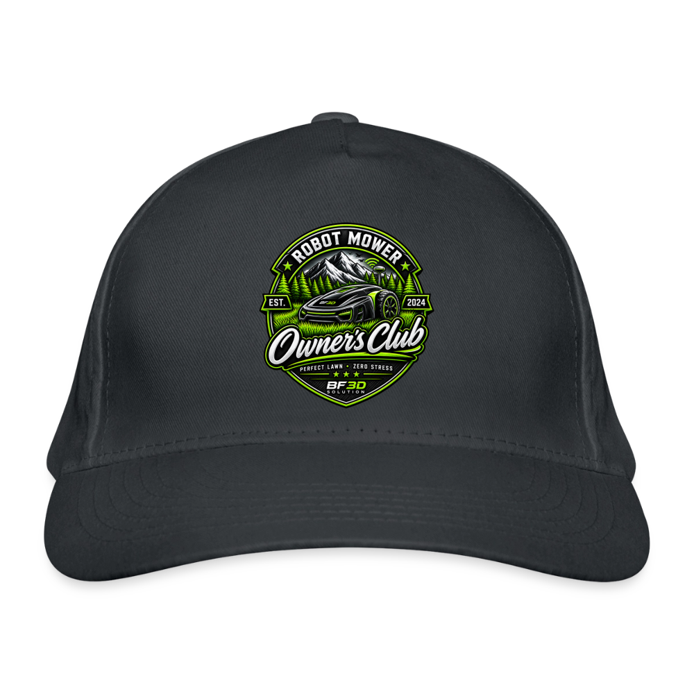 Organic Baseball Cap - graphite grey