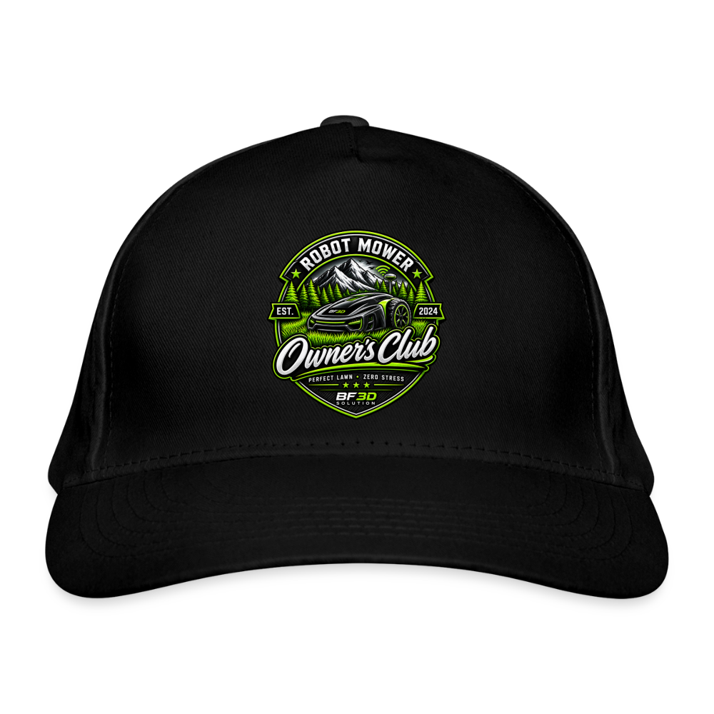 Organic Baseball Cap - black