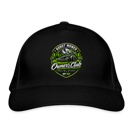 Organic Baseball Cap - black