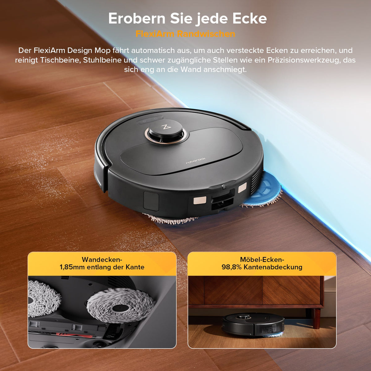 Roborock Qrevo S5V Saug- & Wischroboter | 12.000 Pa, All-in-One Dock