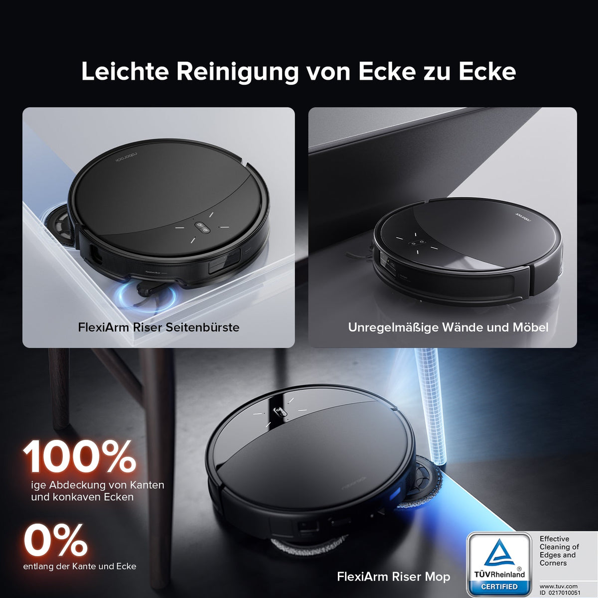 Roborock Saros 10R Saug- & Wischroboter | StarSight 2.0, Ultra-Slim