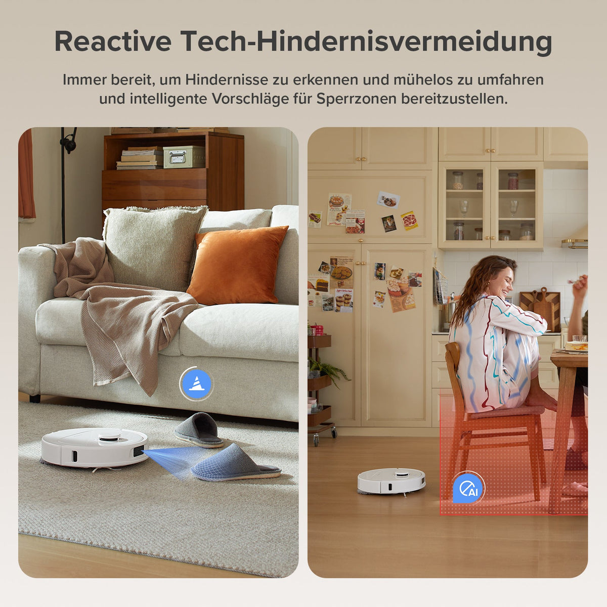 Roborock QV 35A Saug- & Wischroboter | 8.000 Pa, All-in-One Dock