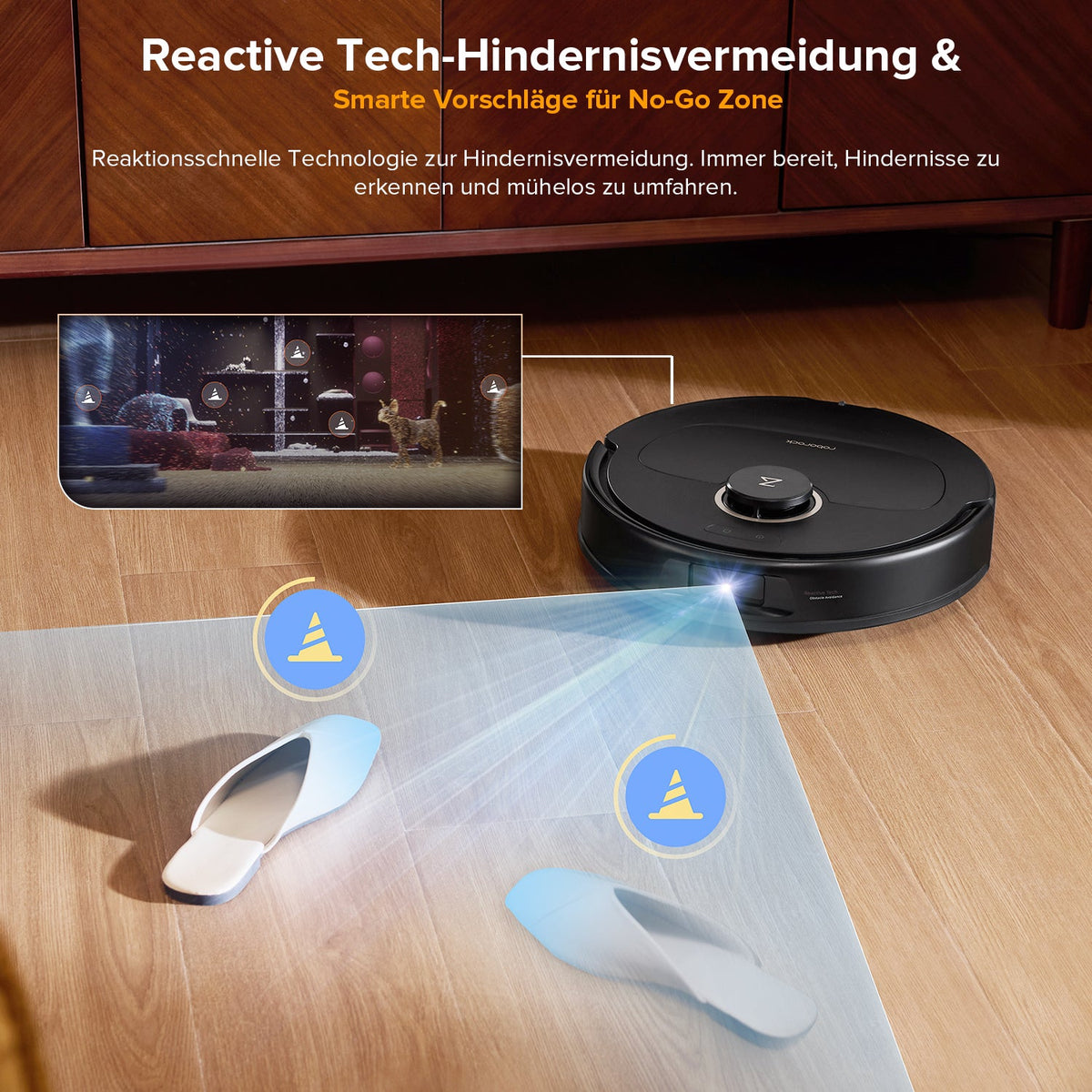Roborock Qrevo S5V Saug- & Wischroboter | 12.000 Pa, All-in-One Dock