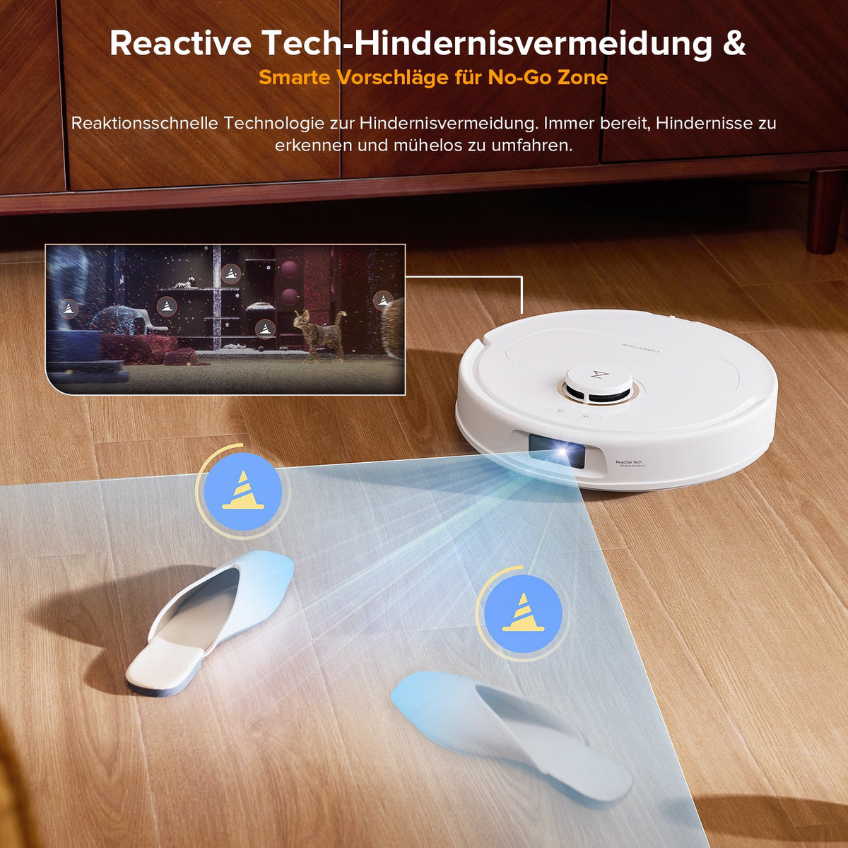 Roborock Qrevo S5V Saug- & Wischroboter | 12.000 Pa, All-in-One Dock