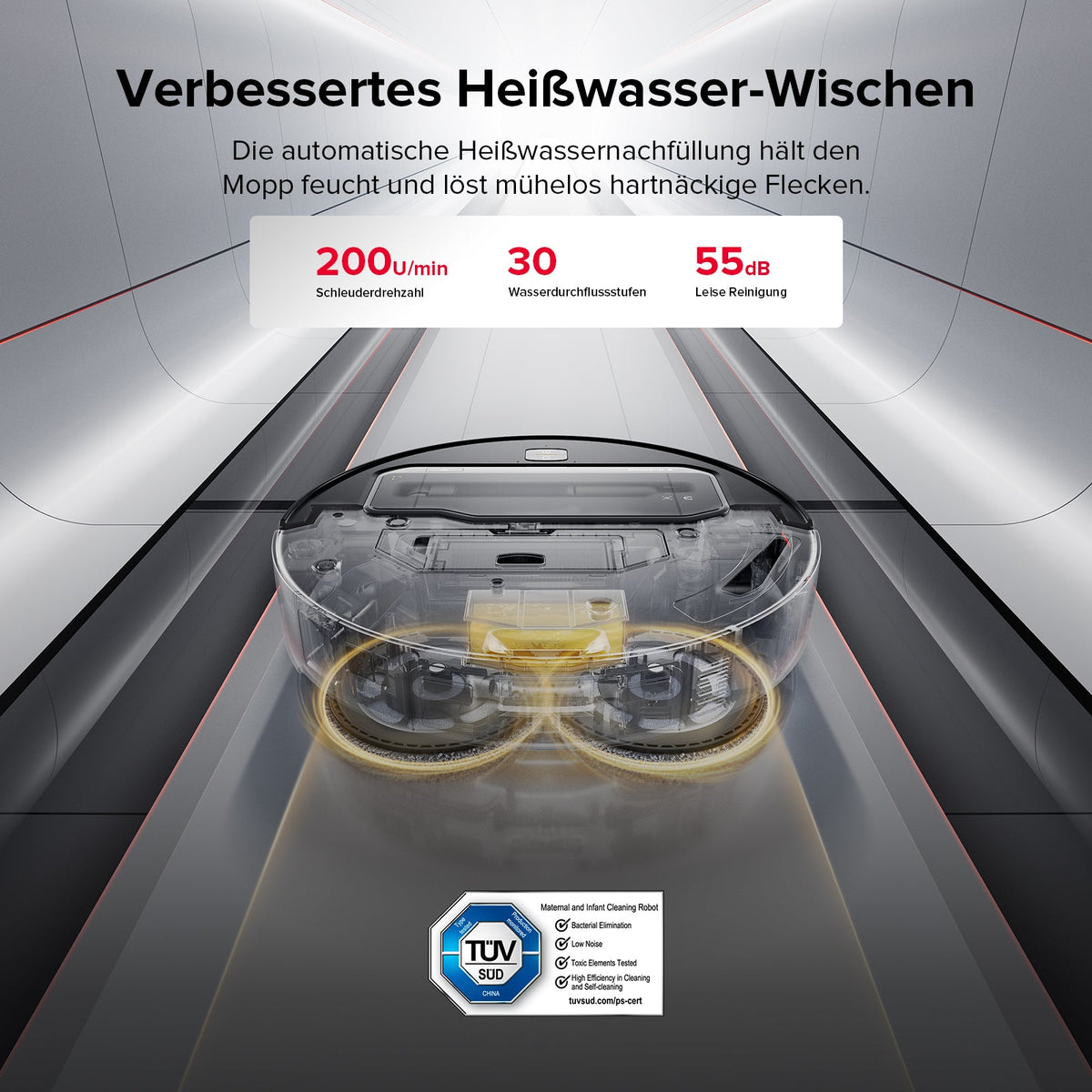 Roborock Saros Z70 Saug- & Wischroboter | 22.000 Pa, OmniGrip Arm