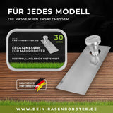 30 rostfreie Edelstahl Ersatz-Messer-Klingen für Belrobotics BM-1000 BigMow Dein-Rasenroboter.de