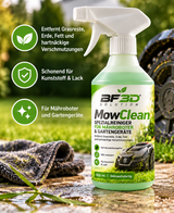 BF3D MowClean Spezialreiniger für Mähroboter & Gartengeräte | 500 ml BF3D Solution